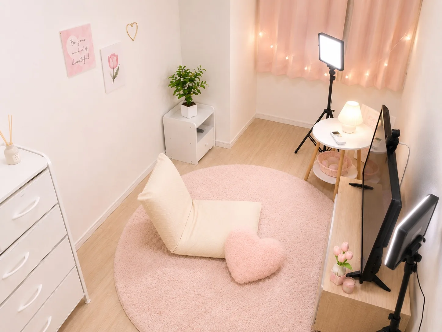 ピンクの完全個室